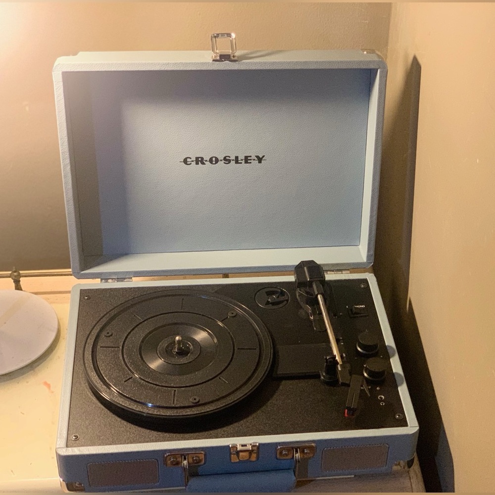 Baby Blue Record Player